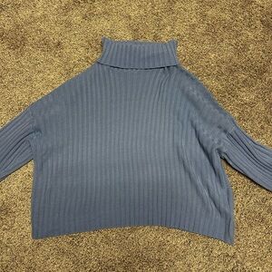 Blue Turtle Neck Sweater